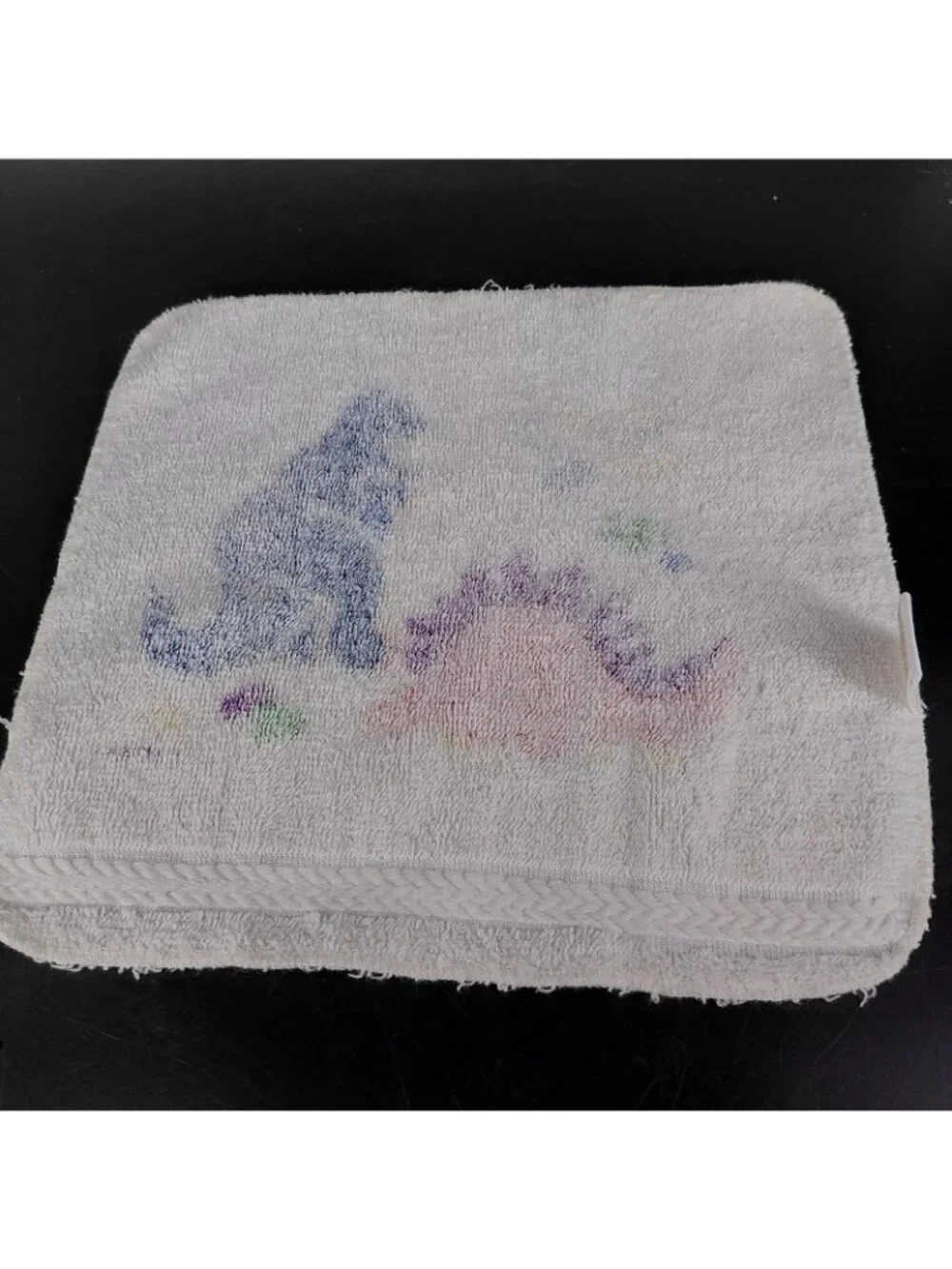 Vint Dinosaur Bath Hand Towel Set 30x60 Multicolor USA 3pc R.A. Briggs Leshner